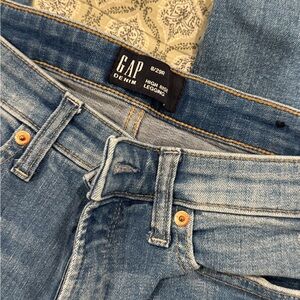 GAP Blue Denim High Rise Leggings